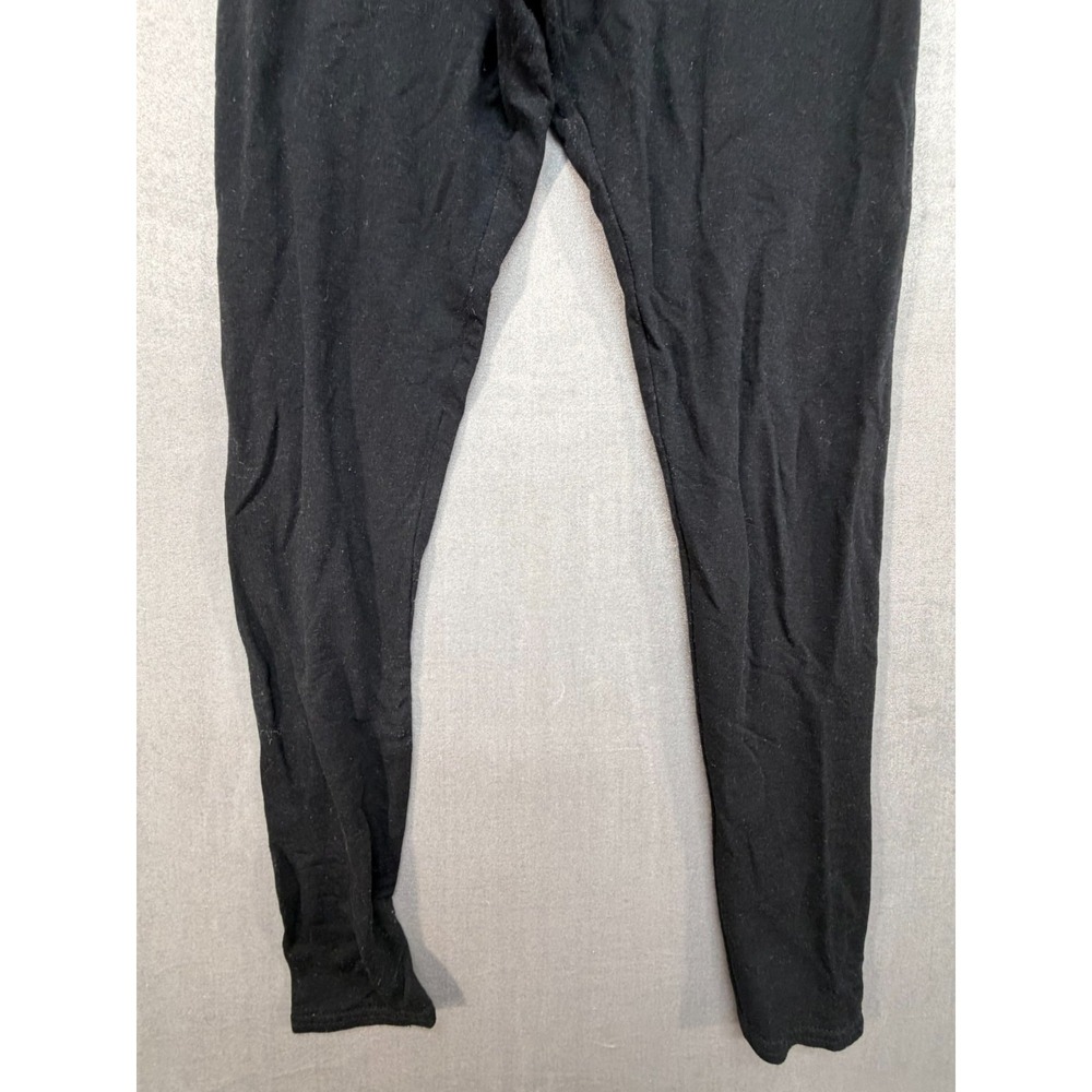 Vintage Lisa Bayne Bamboo Women Pants Black SM Made in USA - Picture 3 of 11